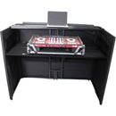 ProX DJ Facade Table Workstation with TV Bracket Mount