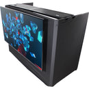 ProX DJ Facade Table Workstation with TV Bracket Mount