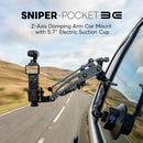 DigitalFoto Solution Limited SNIPER-POCKET3E Z-Axis Car Damping Spring Arm with Electric Suction Cup