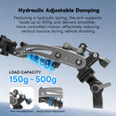 DigitalFoto Solution Limited SNIPER-POCKET3E Z-Axis Car Damping Spring Arm with Electric Suction Cup