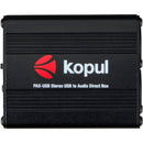 Kopul PAX-USB USB to XLR Audio Direct Box for Digital Audio to PA Systems & Mixers