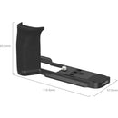SmallRig L-Shaped Grip with Mounting Plate for Canon Powershot V1 (Black)