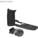 SmallRig L-Shaped Grip with Mounting Plate for Canon Powershot V1 (Black)