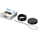 JJC Square Lens Hood for FUJIFILM X half (Black)
