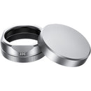 JJC Square Lens Hood for FUJIFILM X half (Silver)