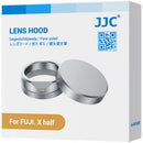 JJC Square Lens Hood for FUJIFILM X half (Silver)