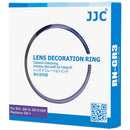 JJC Lens Decoration Ring for Ricoh GR IIIx (Purple)