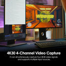 CineTreak CT-4 4K 4-Channel HDMI to USB Capture Device