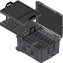 TELEVIC Complete Rolling Case Holds 10 Units/Accessories-Expands To 30 Units With Additional Drawers