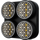 Blizzard Lux Quadra X4 Quad-Cell Warm-White Blinder with RGB Effects