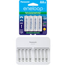 Panasonic eneloop Rechargeable Ni-MH Batteries with Charger (8 AA Batteries)