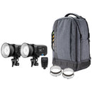 Westcott FJ250 250Ws Touchscreen Strobe with FJ-X3 M Multi-Brand Trigger (2-Light Backpack Kit)