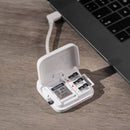 PGYTECH CreateMate High-Speed Mini Card Reader Case (Ivory White)