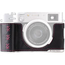 PGYTECH Leather Camera Case for FUJIFILM X100 VI (Midnight Black)