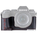 PGYTECH Leather Camera Case for FUJIFILM X-S20 (Midnight Black)