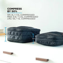 Nomatic Set of 3 Compression Packing Cubes (Black, Small/Medium/Large)
