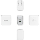 j5create 40W GaN USB-C 2-Port Mini Wall Charger