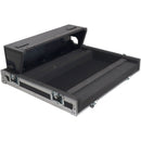 ProX Flight Case with Doghouse Compartment and Caster Wheels for Allen & Heath QU6