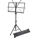 RockJam Portable Music Stand with Carrying Bag