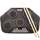 RockJam 7-Pad Bluetooth Tabletop Electronic Drum Kit