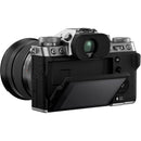 FUJIFILM X-T5 Mirrorless Camera with 16-80mm f/4 Lens and Mini Flash Kit (Silver)