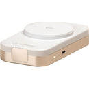 ALOGIC Flip 2-in-1 Qi2 Wireless Charging Stand (White)