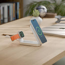 ALOGIC Flip 2-in-1 Qi2 Wireless Charging Stand (White)