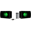 VocoPro K-Fan-Singer Stereo Karaoke Speaker System with Wireless Microphones and Receiver