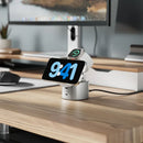 ALOGIC PowerPod 4-in-1 Qi2 Wireless Charging Stand (White)