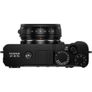 FUJIFILM X-E5 Mirrorless Camera with 23mm f/2.8 Lens and Mini Flash Kit (Black)