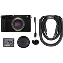 FUJIFILM X-E5 Mirrorless Camera with 23mm f/2.8 Lens and Mini Flash Kit (Black)