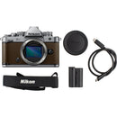 Nikon Zf Mirrorless Camera (Silver & Sepia Brown)
