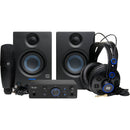 Fender Quantum LT 2 2x2 USB-C Audio Interface Complete Bundle with Microphone, Headphones, and Monitors