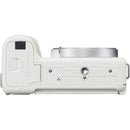 Sony ZV-E10 II Mirrorless Camera with Mini Flash Kit (White)