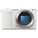 Sony ZV-E10 II Mirrorless Camera with Mini Flash Kit (White)