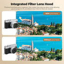Freewell Lens Hood with 3-Filter Kit for FUJIFILM XF 23mm f/2.8 Lens (Silver)