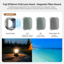Freewell Lens Hood with 3-Filter Kit for FUJIFILM XF 23mm f/2.8 Lens (Silver)