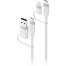 ALOGIC Elements 4-in-1 100W Universal Charging Cable (White)
