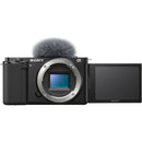 Sony ZV-E10 Mirrorless Camera with 10-20mm f/4 Lens and Live Streaming Kit (Black)