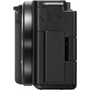 Sony ZV-E10 Mirrorless Camera with 10-20mm f/4 Lens and Live Streaming Kit (Black)