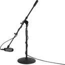 On-Stage MS9417 Pro Kick/Amp Mic Stand with Telescoping Shaft and Adjustable Boom Kit (Height: 17 to 28.5", 2-Pack)
