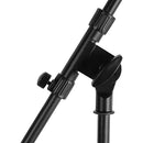 On-Stage MS9417 Pro Kick/Amp Mic Stand with Telescoping Shaft and Adjustable Boom Kit (Height: 17 to 28.5", 2-Pack)