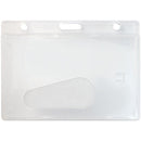 BRADY PEOPLE ID Economy Frosted Horizontal Side-Load Card Dispenser (3.38 x 2.13", 50-Pack)
