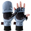 The Heat Company Heat 2 Softshell Mitten Gloves (Size 9, Alpine Blue)