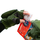The Heat Company Heat 2 Softshell Mitten Gloves (Size 10, Alpine Blue)