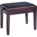 K&M 13928 Piano Bench (Height Adjustment: 19.3 to 22.4", Matte Rosewood)