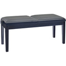K&M 13949 Double-Seat Piano Bench with Imitation Leather Seat