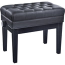 K&M 13986 Deluxe Piano Bench with Sheet Music Storage