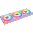 Lian Li 120mm UNI FAN TL Wireless RGB Reverse Blade Case Fan (White, 3-Pack)