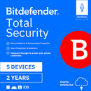 Bitdefender Total Security Individual (Download, 5 Devices, 2-Years)